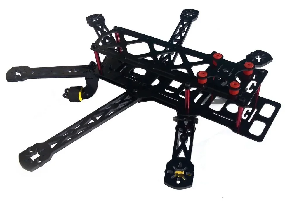 Proste Mini Spider-Hex Pro latające ryby mini-hex Carbon QAV 6 osi 300mm rama heksakoptera QAV FPV 280 GEPRC