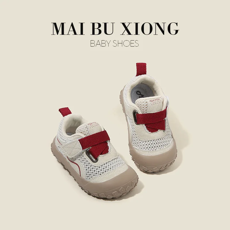 2026 Summer Kids Mesh Shoes Breathable Anti collision Toddler Walking Shoes Casual Soft Sole Shoes For Baby Boys Girls