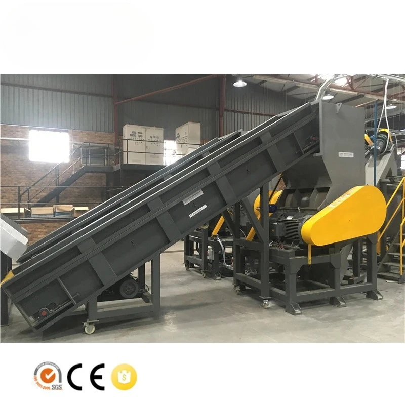 Plastic PET Water Bottle Recycling Crusher Machine