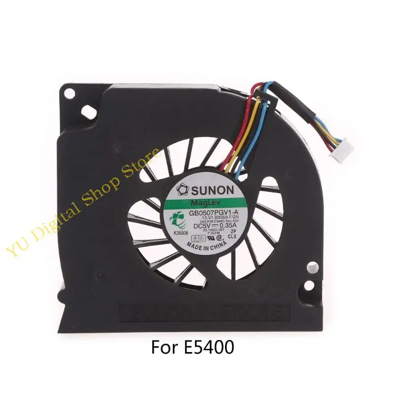 96BA 1PC Laptop CPU Koelventilator 5V 4Pin Radiator voor E5500 E5400