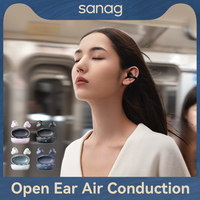 Sanag Z50S Open Ear Air Conduction Tws Earphones Bluetooth 5.2 Wireless Headphones Sports Flash-sale Choice Ear Clip Ear buds