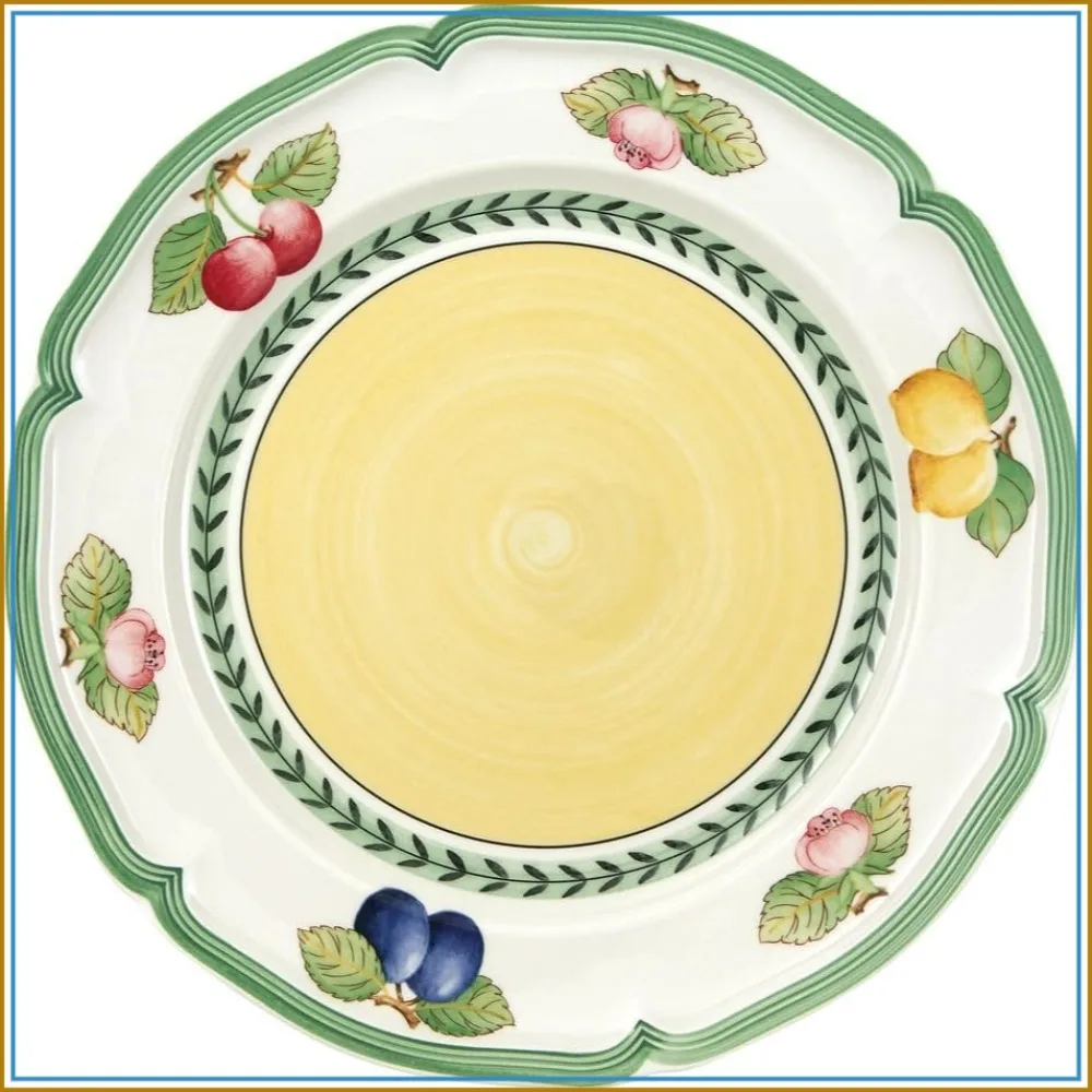Dinner Plate Set of 6, Premium Porcelain, 10.25 Inch, Dishwasher & Microwave Safe, Made in Germany