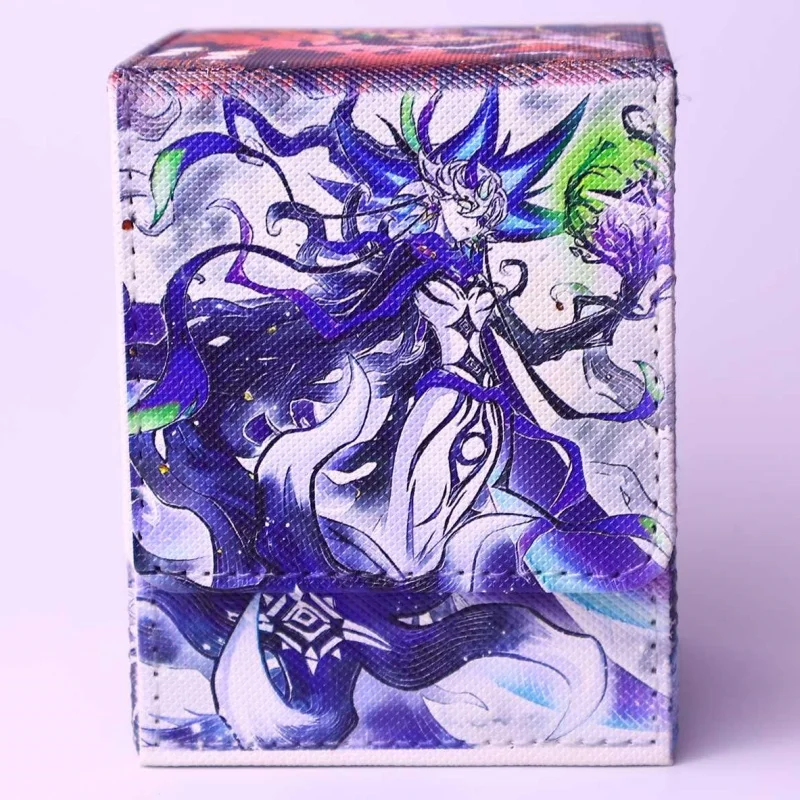 Diabell Queen of the White Forest Elzette Yu-Gi-Oh! Card Case Diy Quality Leather Action Toy Figures Game Collection Storage Box