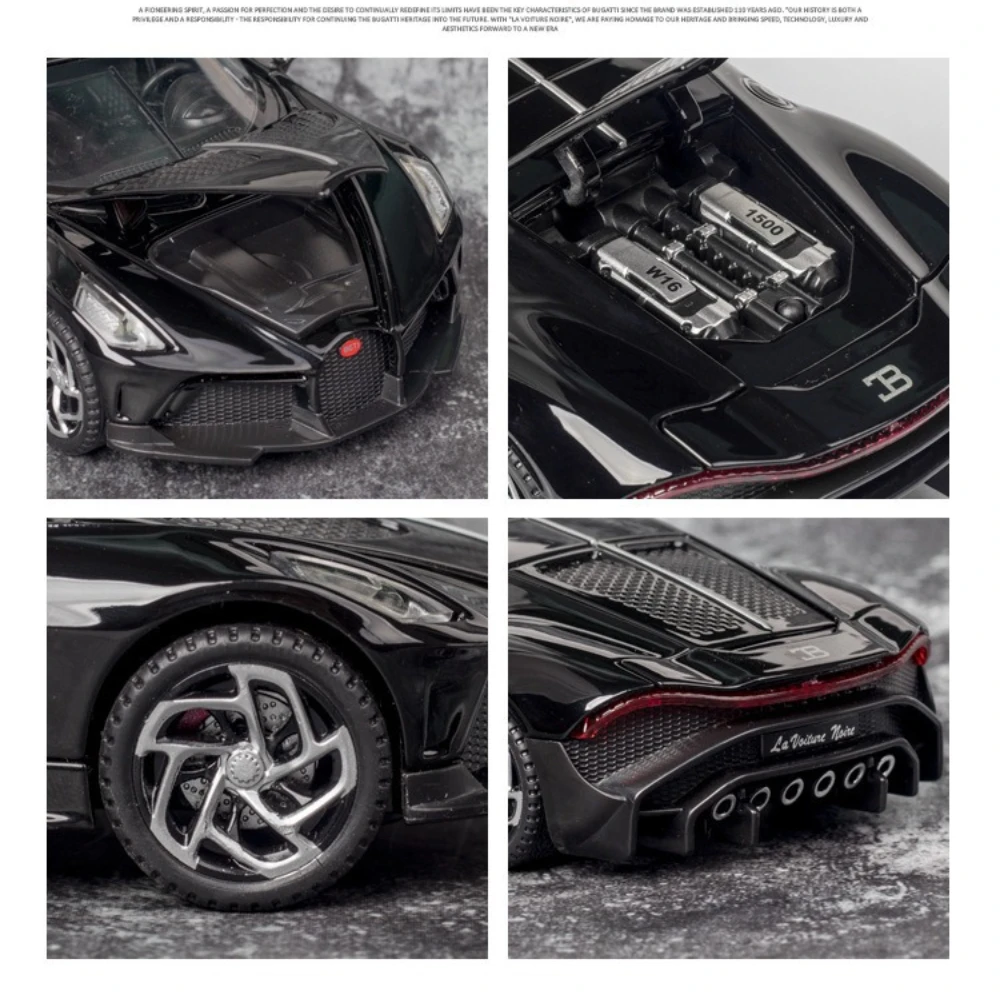 1:32 Auto sportiva Alta simulazione Pressofuso in lega di metallo Modello di auto Suono Luce Tirare indietro Collezione Giocattolo per bambini Regali