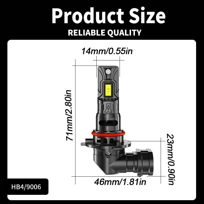 2PCS LED Headlight For Chevrolet Astro Van S10 Colorado Silverado 1500 Tahoe Blazer Trailblazer 9005 High Beam 9006 HB4 Low Beam