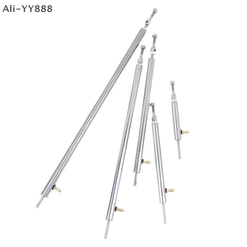 L10/15/20/25/30 سنتيمتر طول مواسير الصلب غير القابل للصدأ مع فوهة الشحوم 4 مللي متر قارب رمح ل RC قارب سباق كهربائي #4