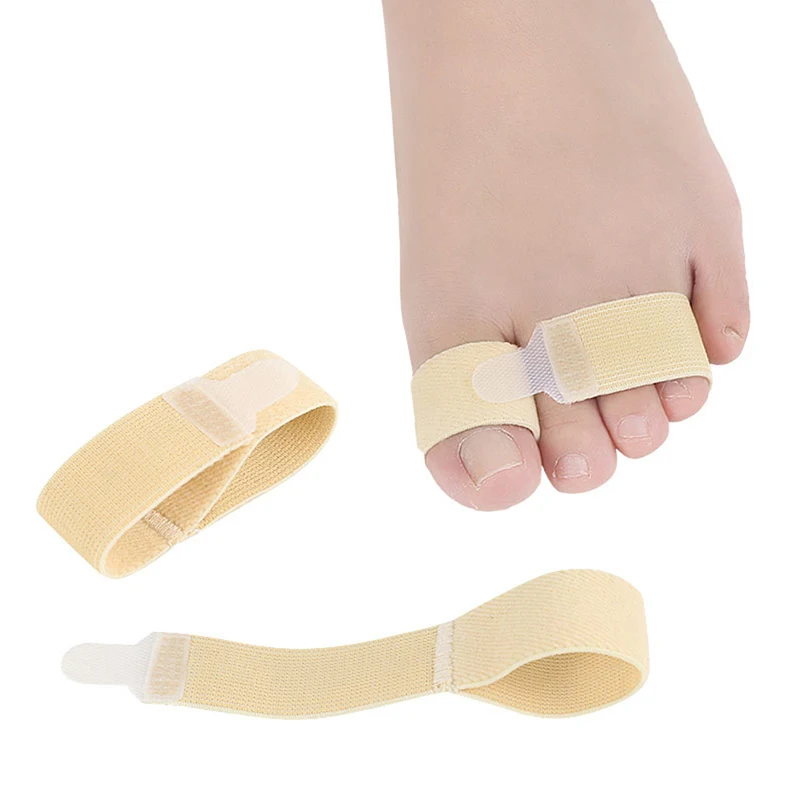 Hammer Toe Straightener Toe Splints Cushions Bandages for Correcting Crooked & Overlapping Toes Protector Foot Care Tool