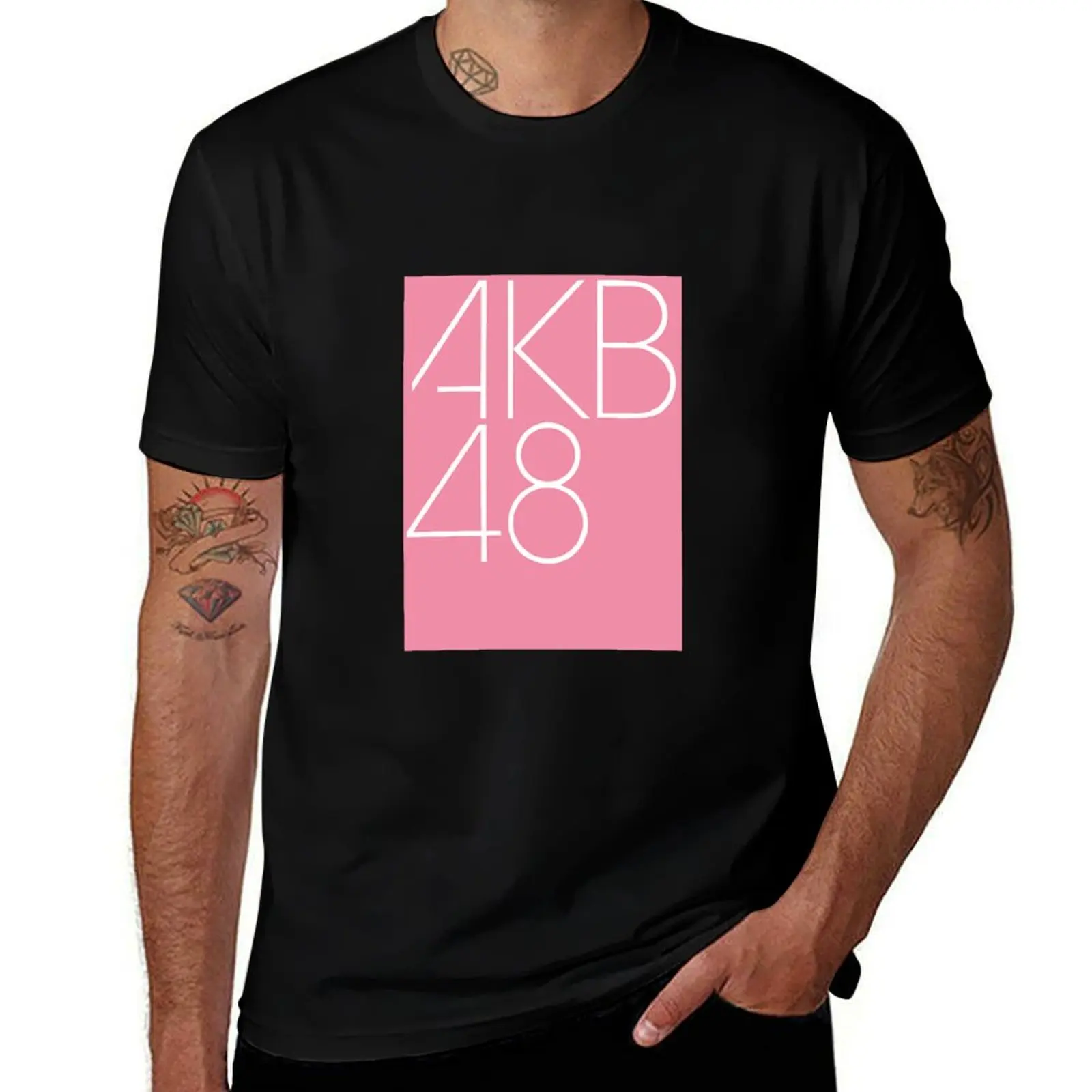 

t shirts cotton shirt pack cotton man T-Shirt AKB48 shirt T-Shirt luxury t 100% t