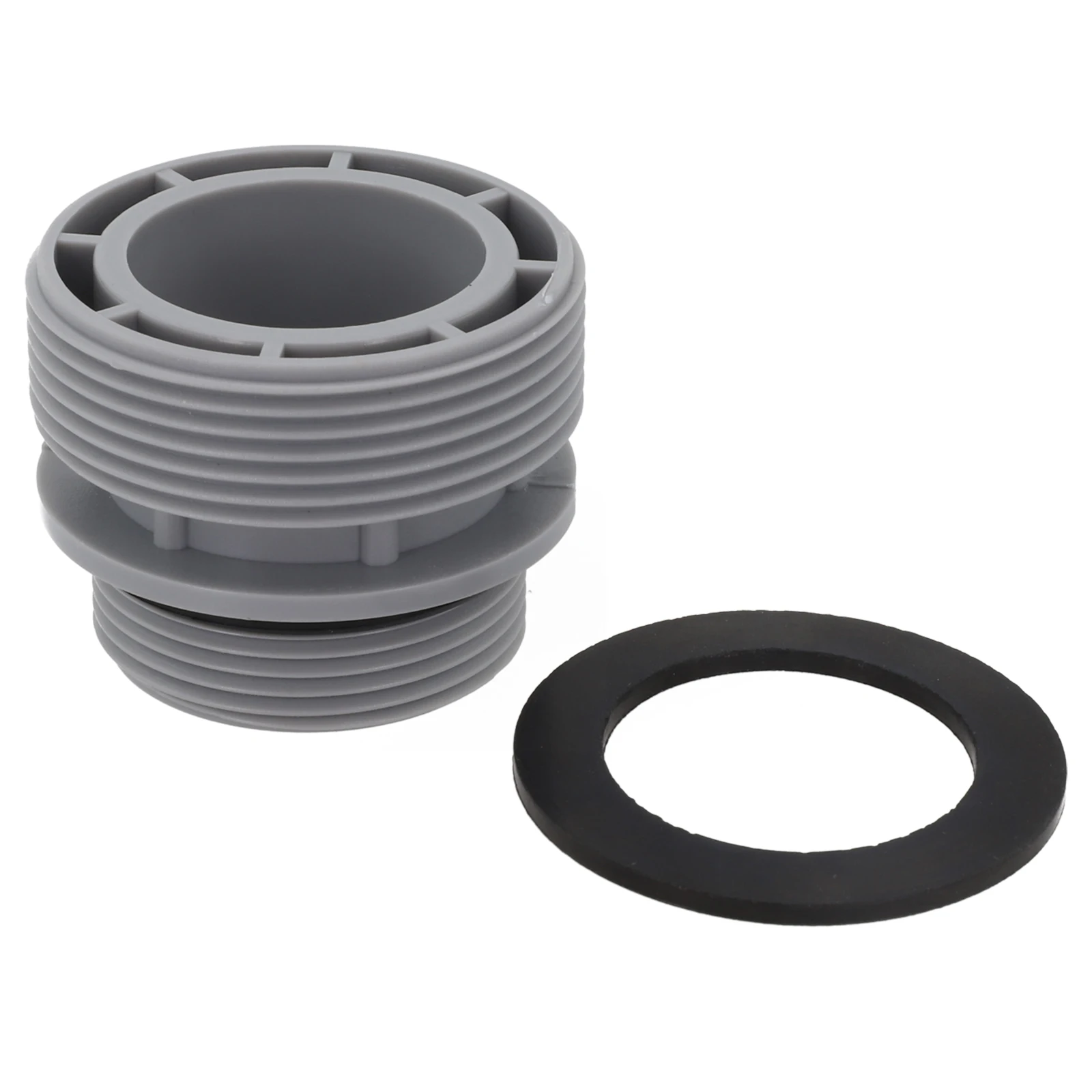 New Practical Gasket Filter Adapter Approx.1-1/2 Inches Easy Installation Gasket 4K8001 Gray Plastic Secure Fit