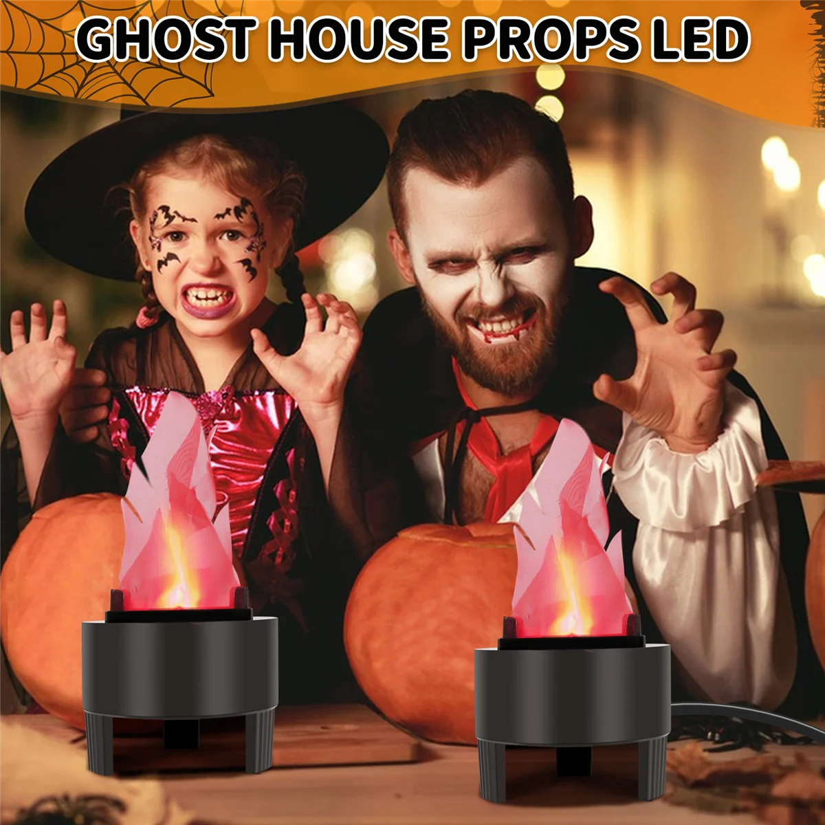 Lampada da falò a LED con effetto fiamma di fuoco, sfarfallio elettrico artificiale, lampada da falò, forniture per bar, palcoscenico, casa, spina americana