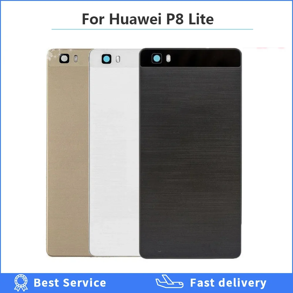 OEM For HUAWEI P8 Lite Battery Back Cover Door case For HUAWEI P8 Lite housing replacement Parts + Back Lens Case