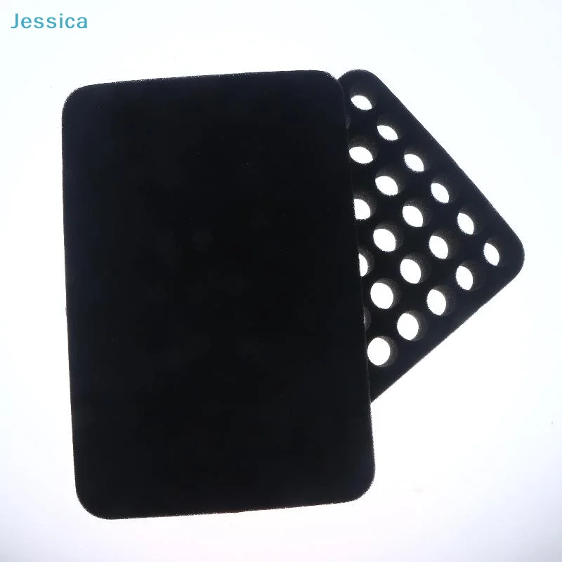 ♥ 60 슬롯 폼 패드 탈착식 바닥 칸막이, 15ml/10ml 네일 폴리시 또는 에센셜 오일 병 60개 보관 가능