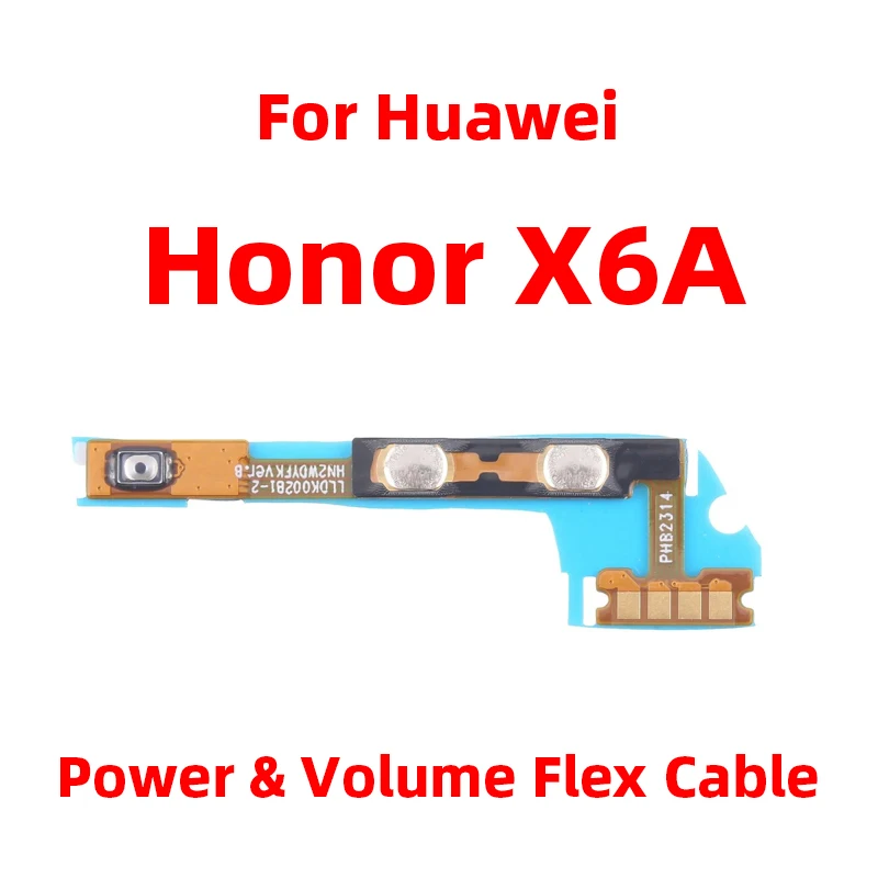 For Huawei Honor X6A Power ON OFF Volume Camera Key Button Switch Flex Cable Replacement