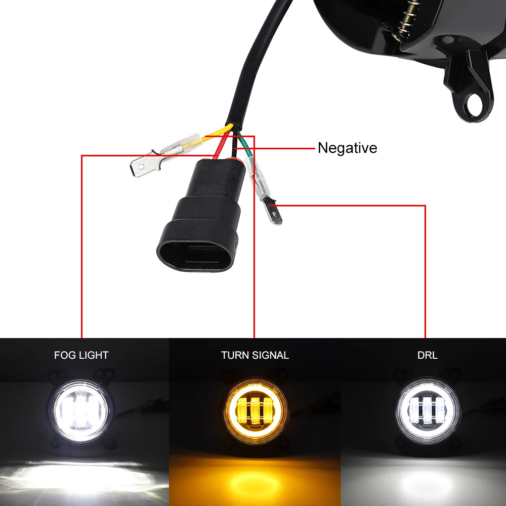 1 pair Truck Light LED Fog Lights for DAF XF 105