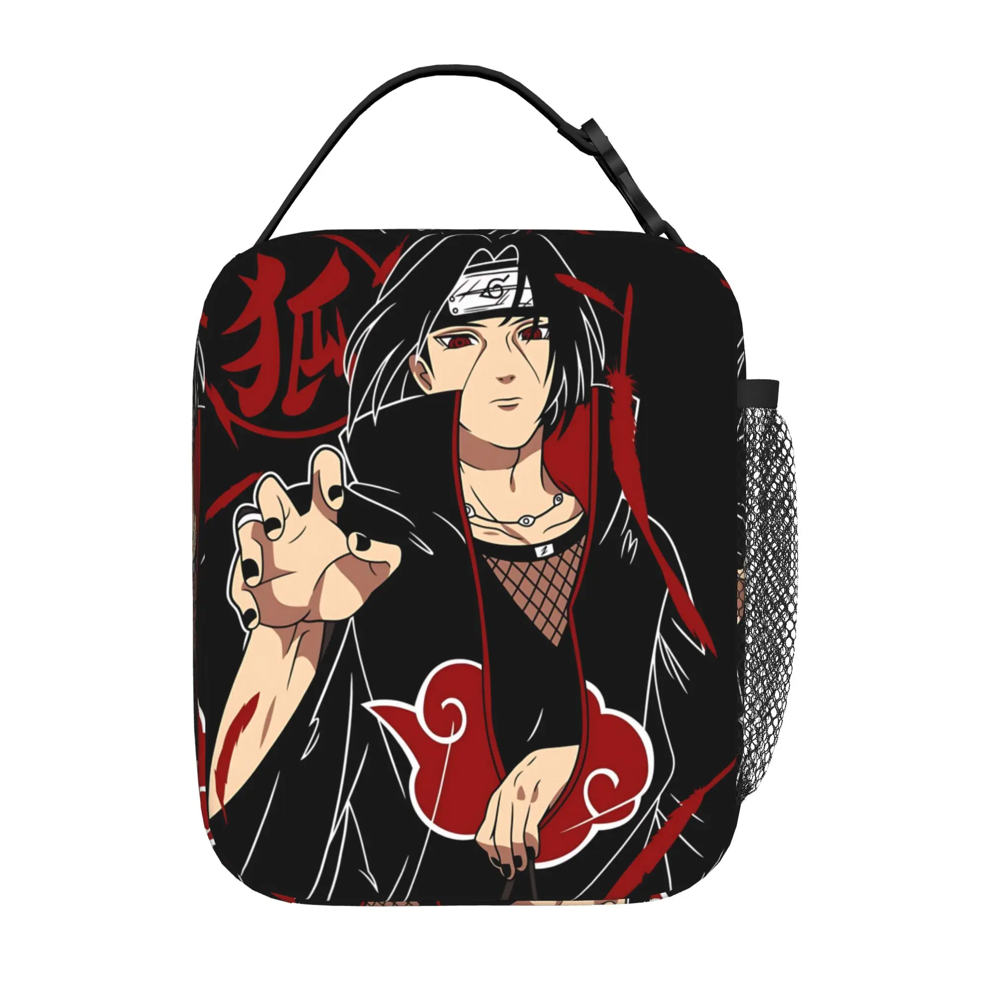Naruto anime comic Insulated Lunch Bag Ice Pack Rice Bag  bolsa Student Bento Lunch Handbag Insulation
