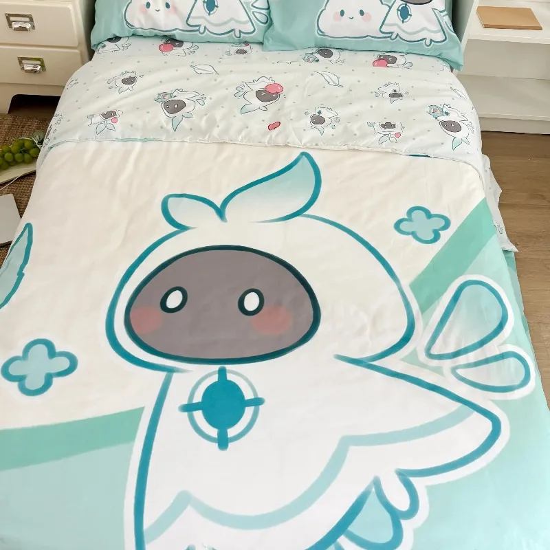 Honkai: Star Rail Venti Bedding Anime Merchandise Cartoon Bedding Creative Bed Sheet Duvet Cover Pillowcase Four-piece Set view 2
