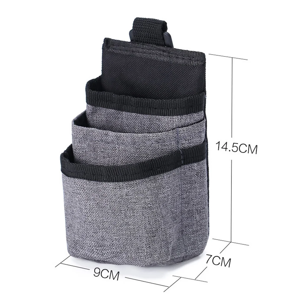 

Car Vent Organizer Bag Grey Oxford Cloth Multi Pocket Hanging Storage Pouch For Phone Charging Cable Books Cups Cigarettes