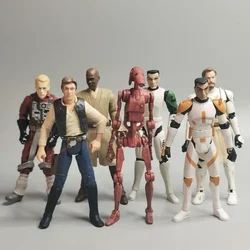 STAR WARS 3.75 Inches Joint hypermobility Ewok Obi-Wan Kenobi Commander Cody Han Solo Action Figure Model Toys