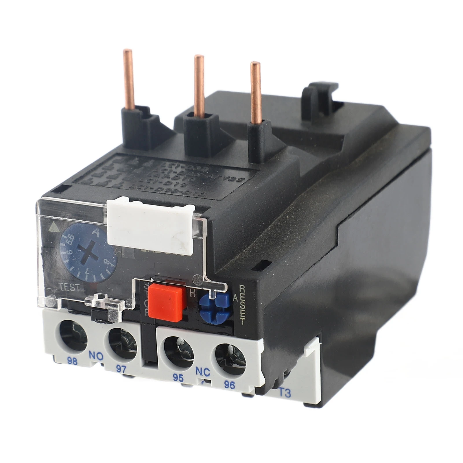 Thermal Overload Relay 5.5 To 8A 1 NO 1 NC Manual Automatic Reset Thermal Protector 750V