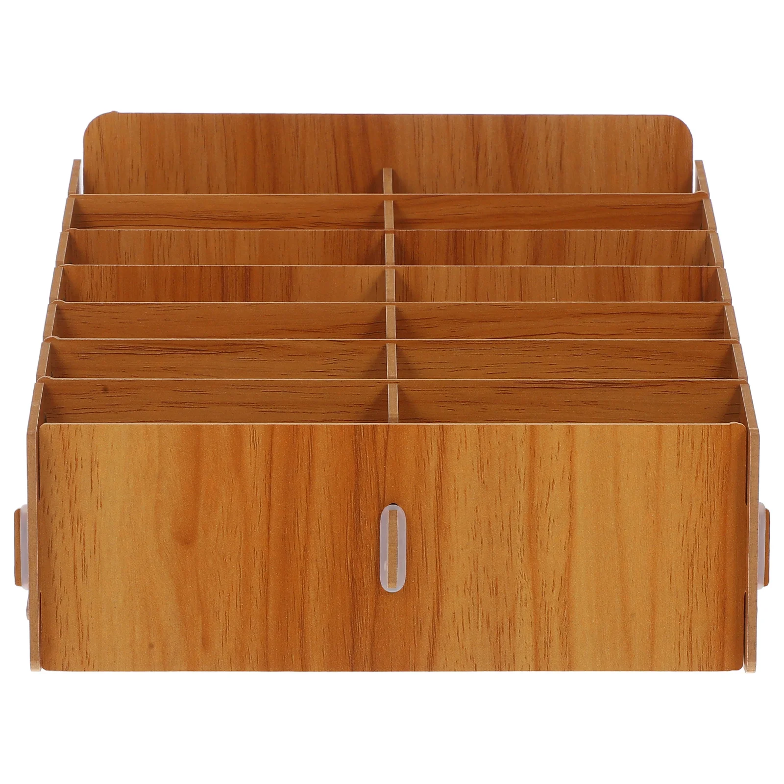 1 stücke Holz Multi-Grid Telefon Lagerung Box Desktop-Organizer Für Büro Klassenzimmer Reparatur Telefon Display Rack Halter Fall