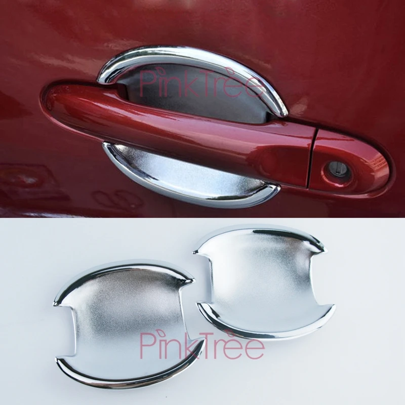 Accessories For Nissan Juke 2011 2012 2014 Chrome Side Lamp Door Handle Mirror Cover Bowl Rear Bumper Trim Car Styling Tuning