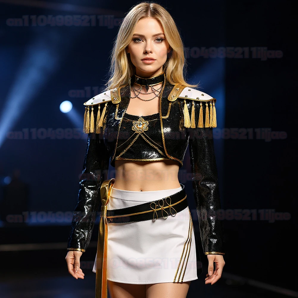 

Mira Zoey Kpops Cosplay Costume Wear Resist Demon Rumi Costume Breathable Stage Clothing for Halloween Party Cosplay Costumes