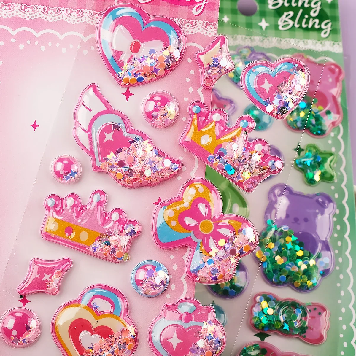 �y�Z�[�����z1 �V�[�g 3D ���̒����X�e�b�J�[�q���̖���̂��J���X�e�b�J�[�r�[�Y�V�F�C�N�I�C���X�e�b�J�[