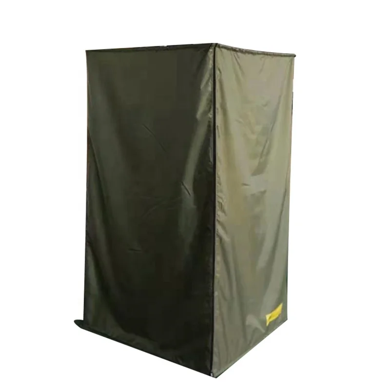 Caravan Aluminum Alloy Detachable With LED Light Portable Waterproof And Windproof Outdoor Motorhome Camping Bathing Tent
