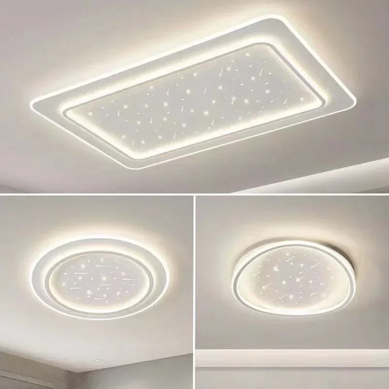 Imagem -06 - Moderno Led Lâmpada do Teto de Luxo para Sala Estar Jantar Estudo Quarto Corredor Crianças Decoração para Casa Luminária Lustres