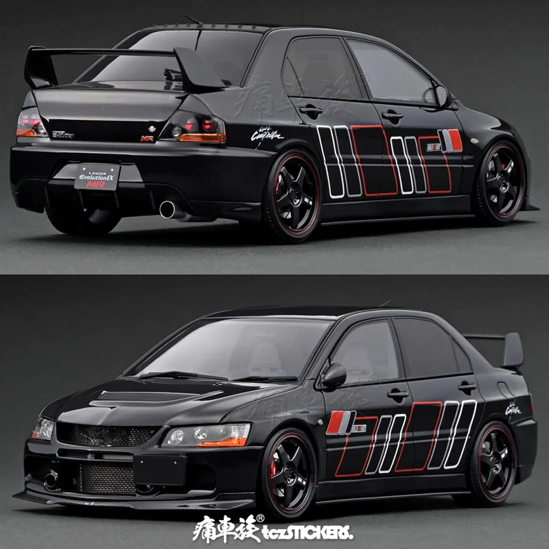 Car Vinyl Sticker FOR Mitsubishi EVO Lancer Evolution IX 9th body