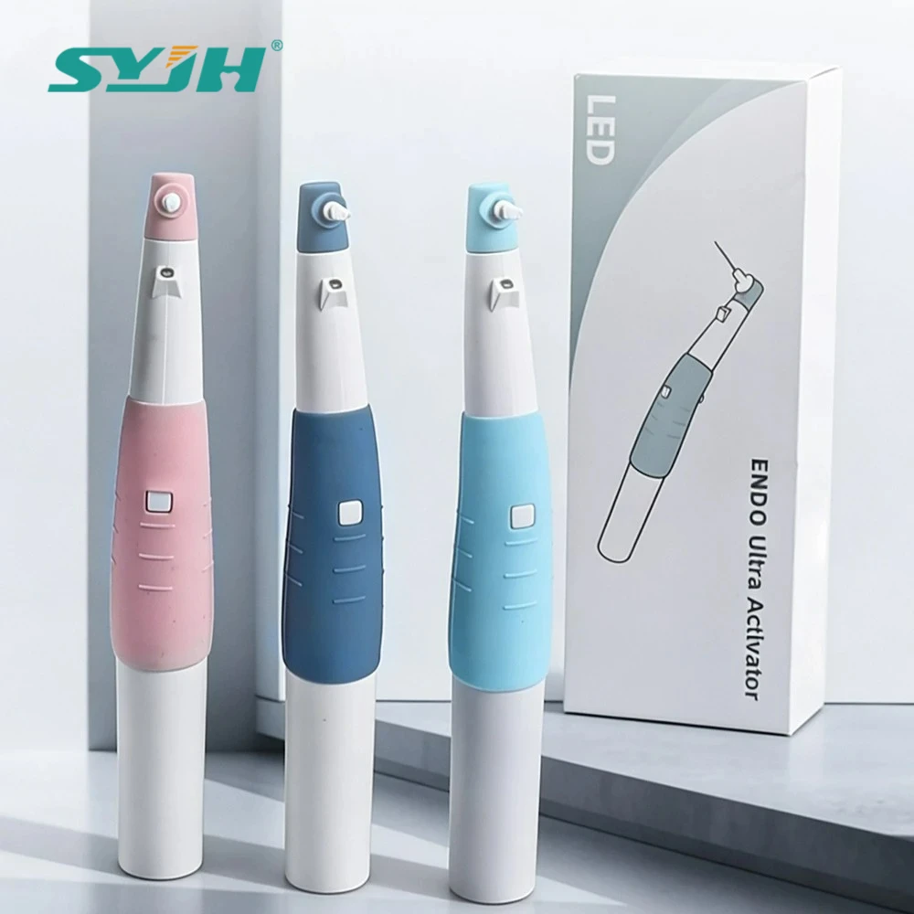 Wireless Dental LED Endo Ultrasonic Irrigator Dentist Endo Activator Root Canal Vibration Cleaning Dentistry Tool with 60Pcs Tip