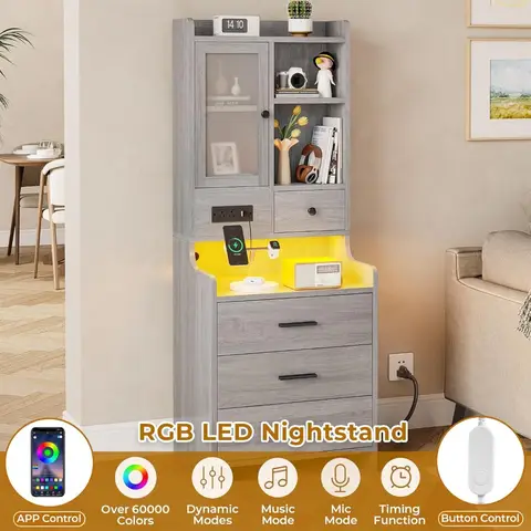 10 best sales 2 का नाइट स्टैंड सेट - №7