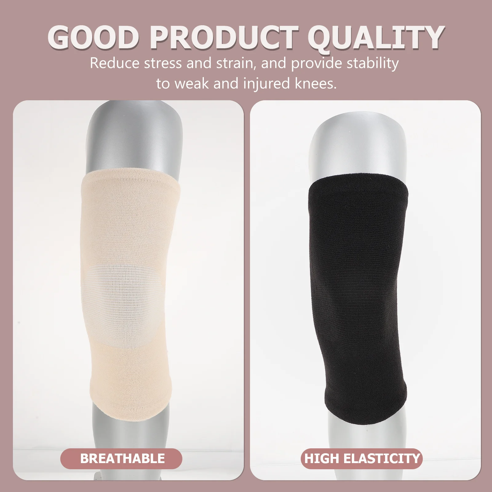 

Unisex Knee Braces Thickened Warm Kneecaps For Sports Protective Cushions Shock Absorption Support Pain Relief Fitness