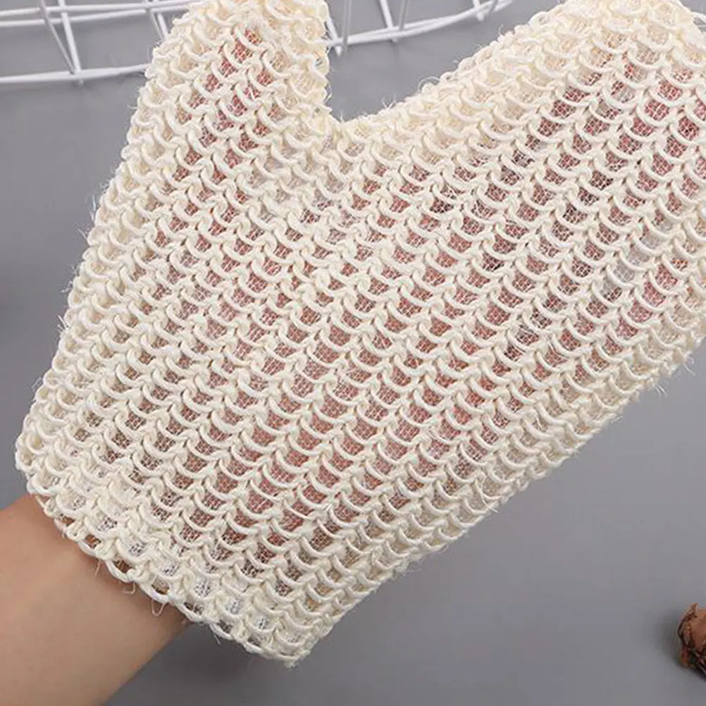 

2Pcs Exfoliating Bath Gloves Woven Body Scrubbing Mitt for Dead Skin Removal Blood Circulation Portable Comfortable Bathing