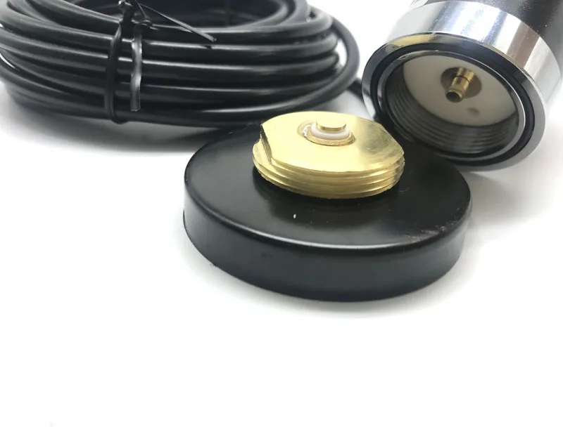 

Set NMO Antenna and Magnetic Mount Base Adapter Daul Band VHF/UHF 134MHz/430MHz 100W 2.15dB Antenna for Mobile Ham Car Radio