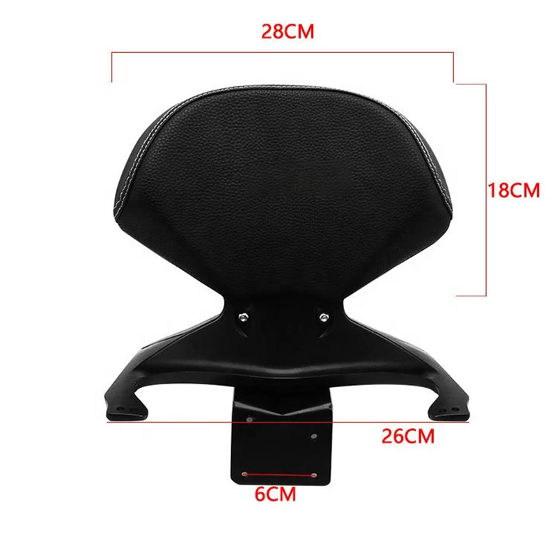 Modified Motorcycle XMAX300 XMAX250 XMAX Backrest Seat Backrests Tail Top Box Case Cover Cushion Pad for xmax300 2017- 2022