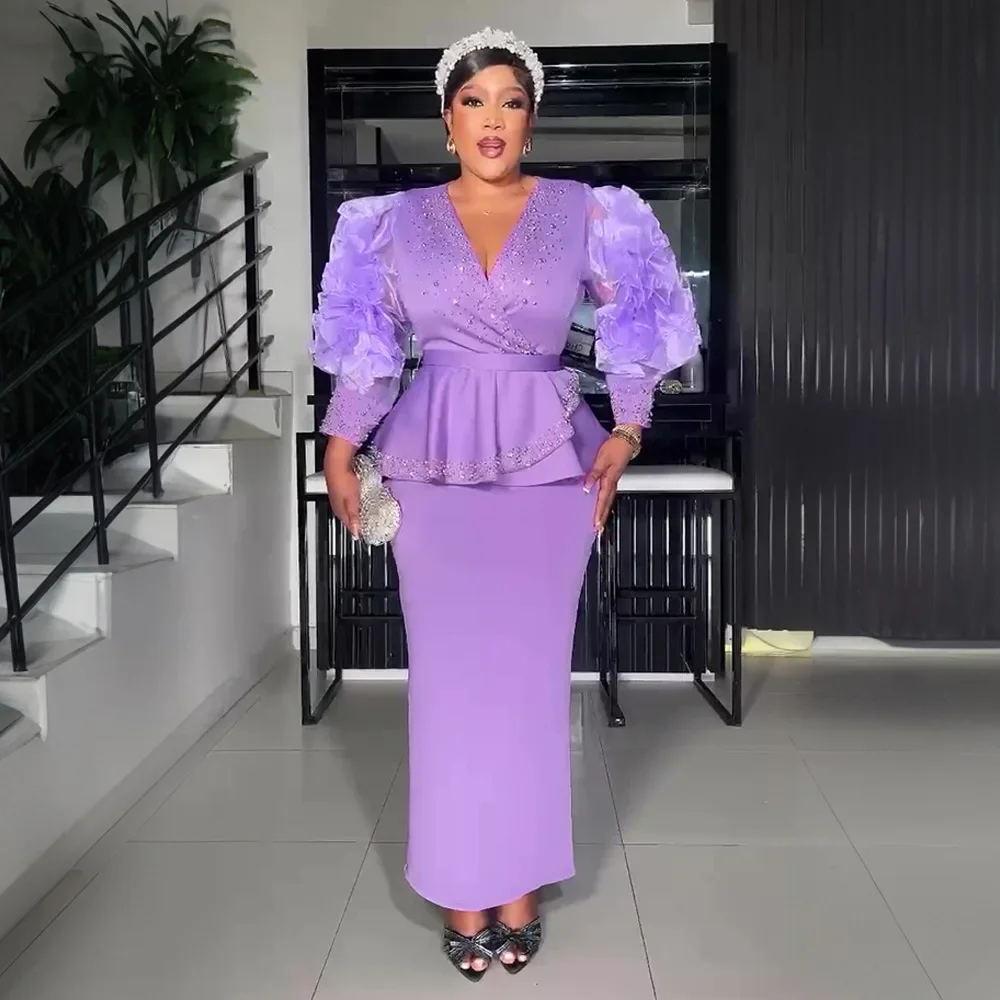 فساتين أفريقية أنيقة للنساء ملابس أفريقيا مقاس كبير فستان طويل لحفلات الزفاف التركية Dashiki أنقرة ملابس رداء قفطان #3