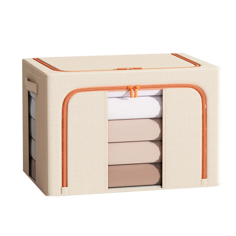 Foldable Leather Storage Box for Clothes Large Capacity Quilt Blanket Closet Wardrobe Clothing Organizer Home Organizer