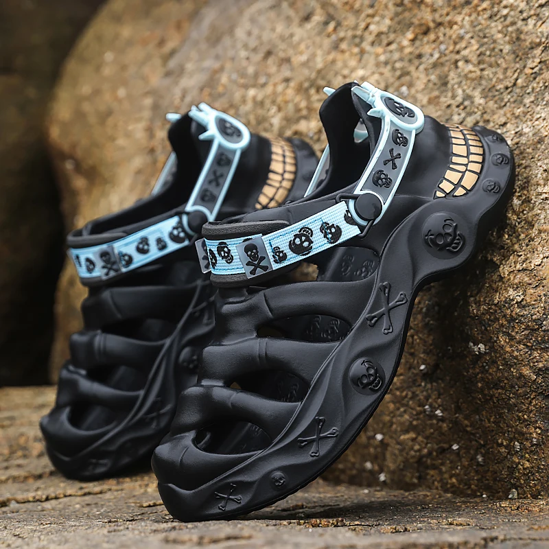 

Мужские сандалии, повседневные сабо для мужчин, новый дизайн 2023 года, модная летняя обувь для мужчин, быстросохнущая уличная пляжная обувь из ЭВА, модные сандалии