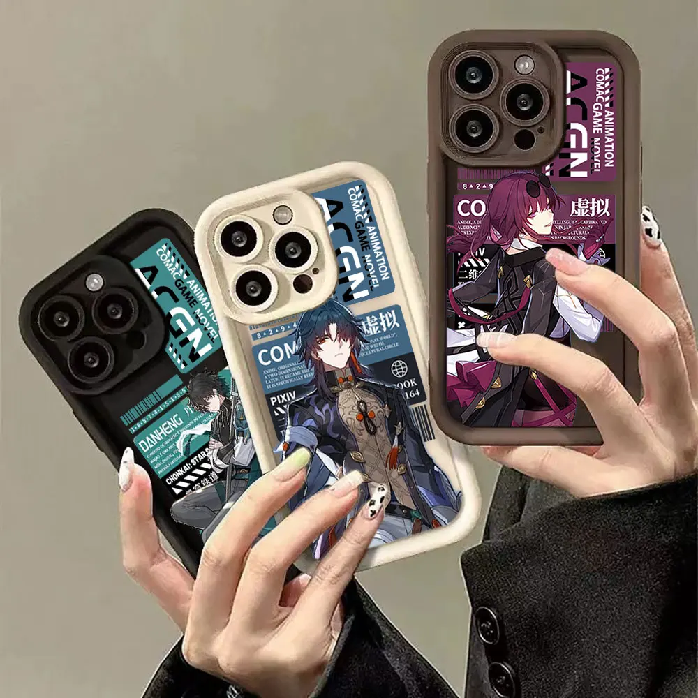 Honkai Star Rail Yinyue Phone Case For Xiaomi POCO M6 X5 X4 X3 F5 F4 F3 14 12 11 Redmi K50 K40 K30 12C 12 10C 10 PRO GT NFC Case