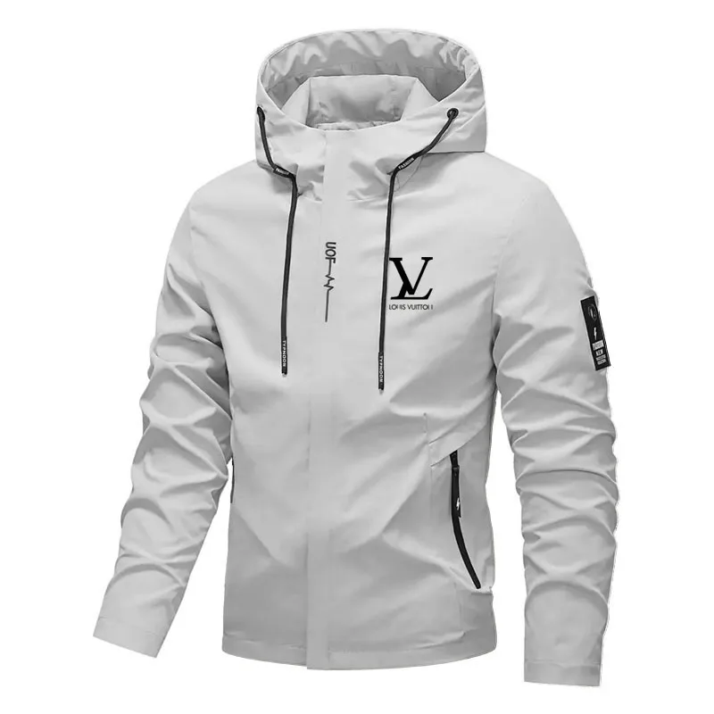 

The new lightweight men's jacket with hood, outdoor waterproof jacket, mountaineering windproof outdoor jacket
