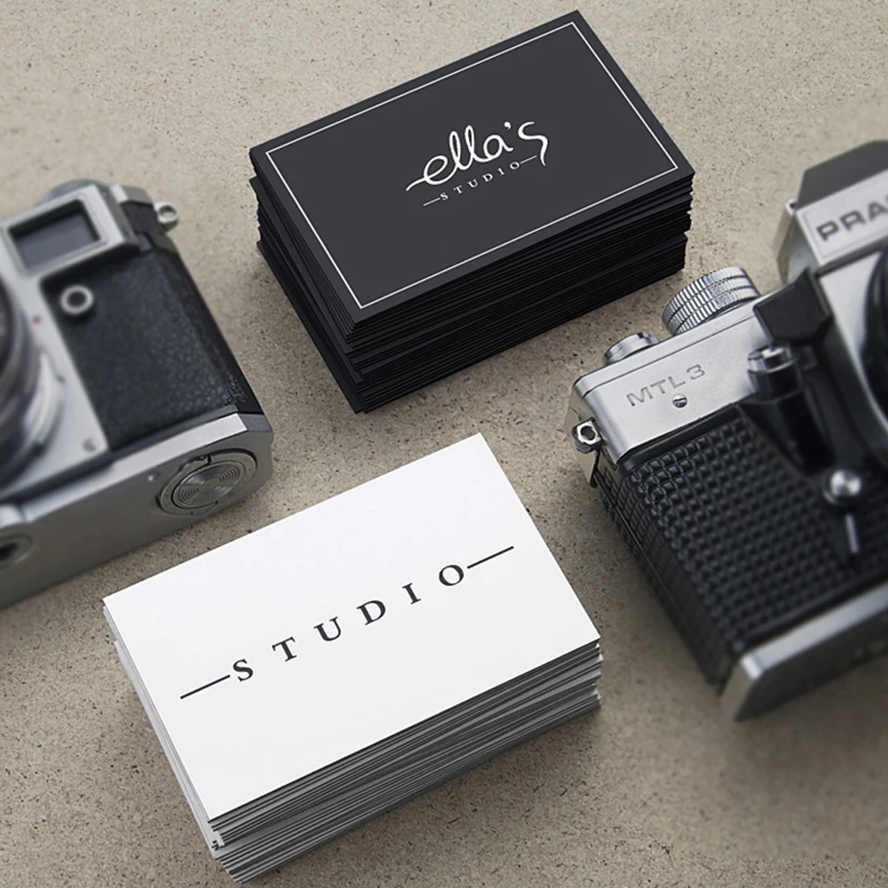 Business Card Custom Printiing DIY Logo Design Membership Cards for Boss Manager Leader Company Position Studio Introduction