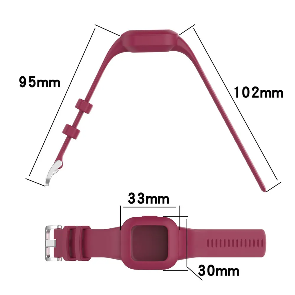 Soft Silicone Watchband For Garmin Fit JR3 Straps Children Bracelet Wrist Strap For Garmin Vivofit JR 3 Replacement Wrist Band