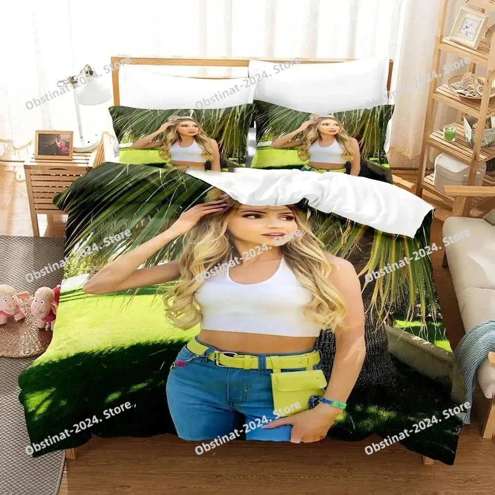 

MIA MAPLES Printed Bed Set Duvet Cover Pillowcase Bedding Set Bed Linen Sheet Quilt Cover Full Queen King Size