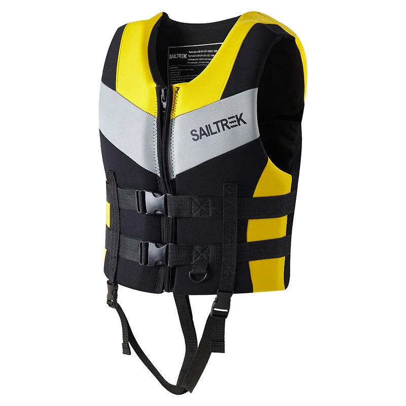 Water Sports Fishing Water Ski Vest Kayaking Boating Swimming Drifting Safety Vest Adults Life Jacket Neoprene Safety Life Vest