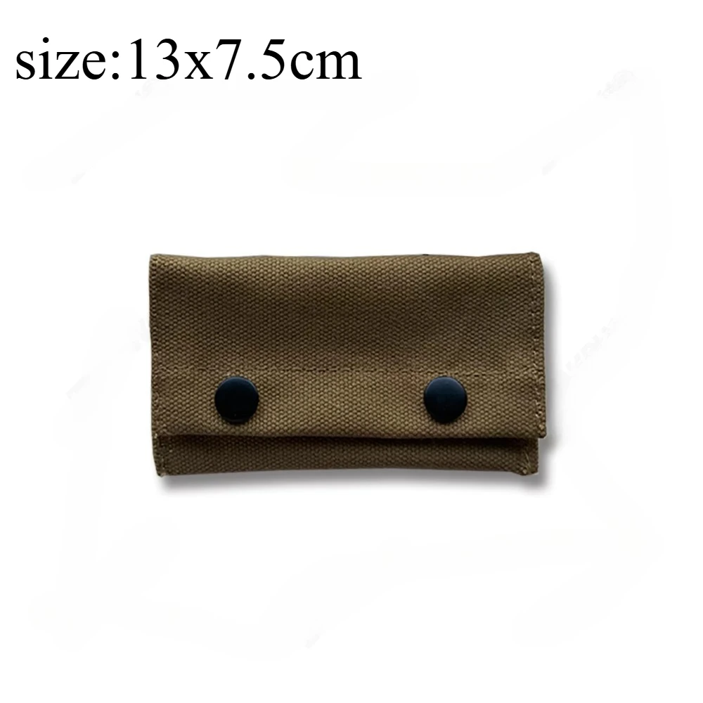 US Vintage M1910 First Aid Canvas Small Pouch Outdoor Replica Waist Bag Wear-resistant Canvas Vintage Design Easy To Hang Carry