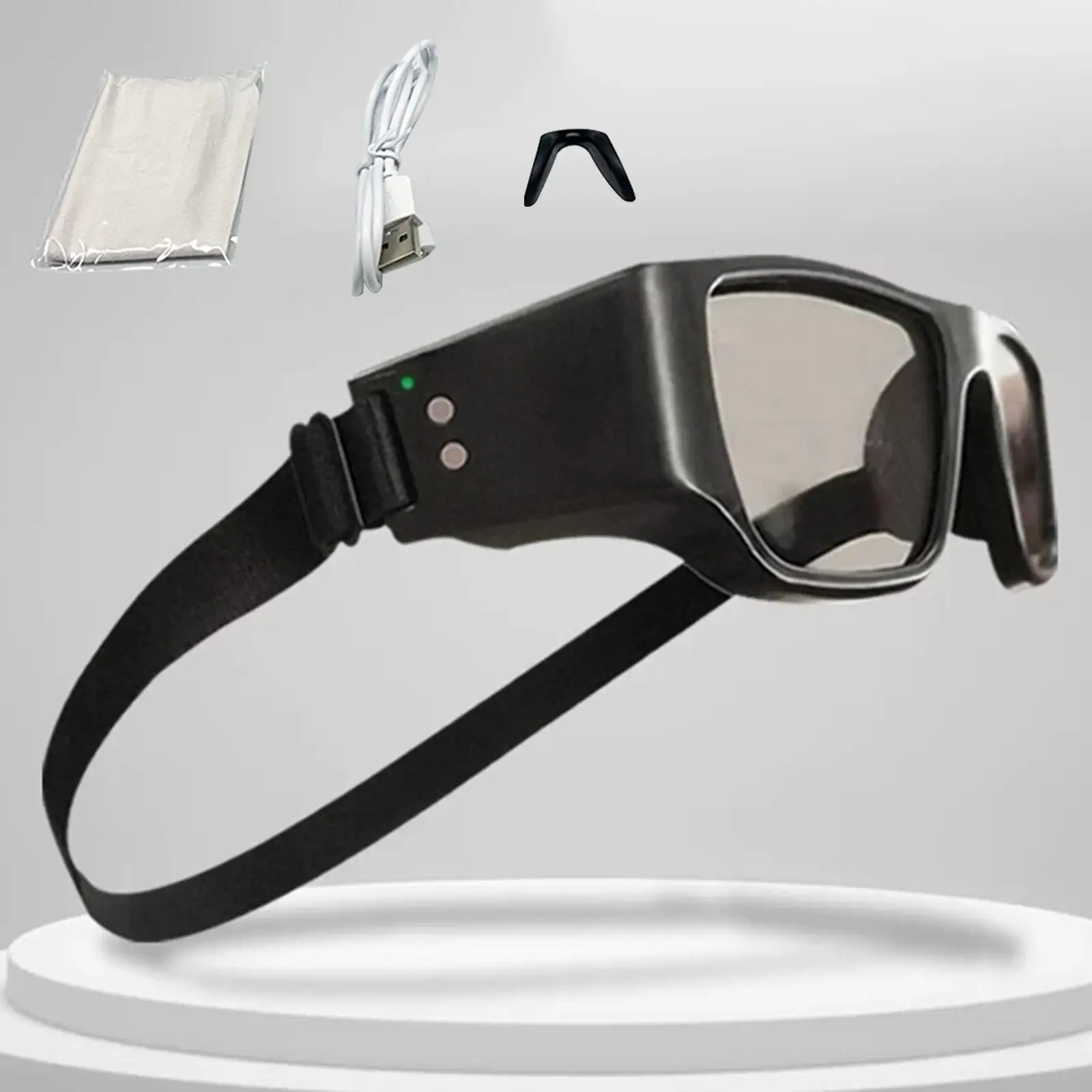 Training Strobe Glasses Dribble Goggles Adjustable Elastic Strap Specs Eyewear for Running Baseball Basketball Athletes Teens