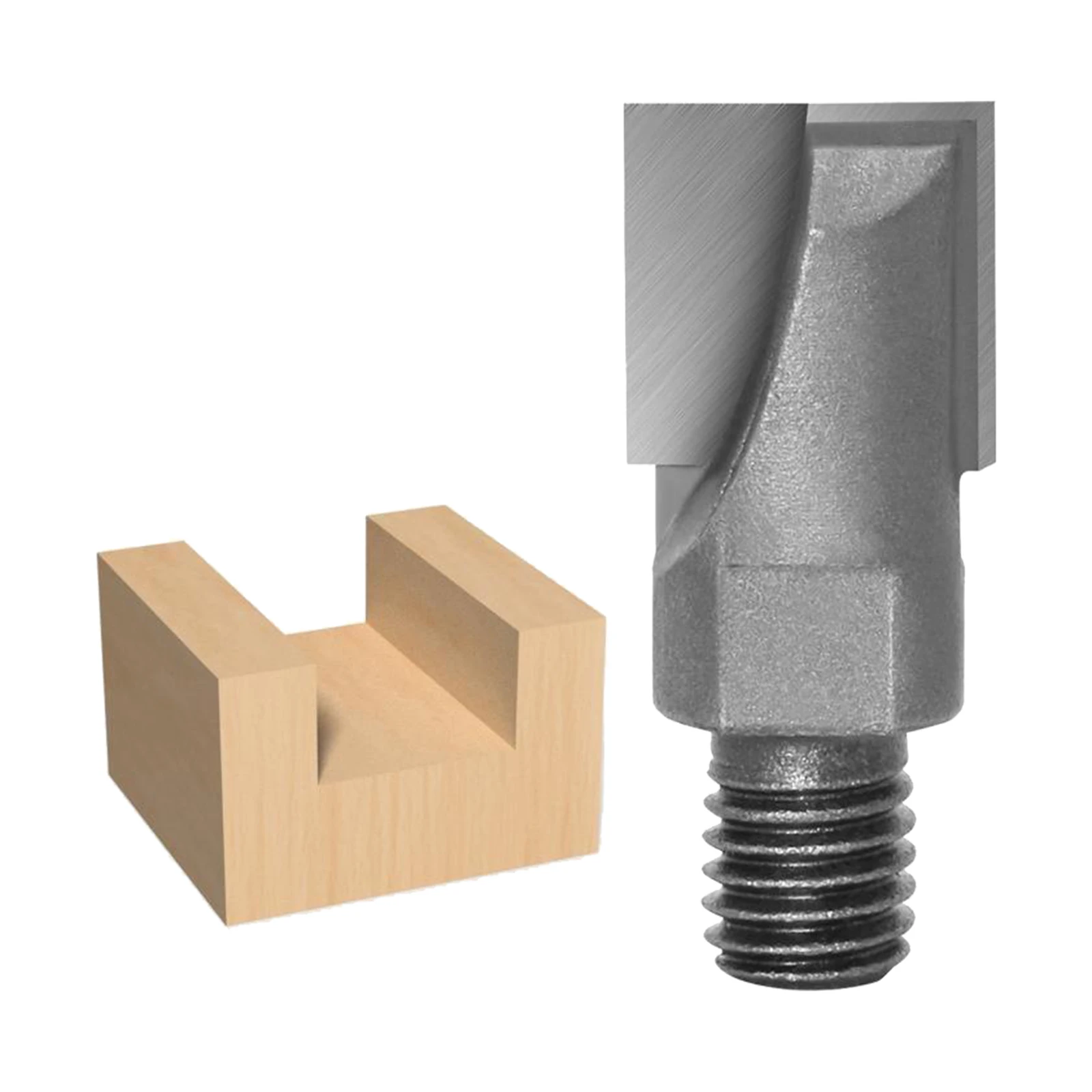 Bottom Cleaning Router Bit Double Flutes CNC Mill for Woodworking