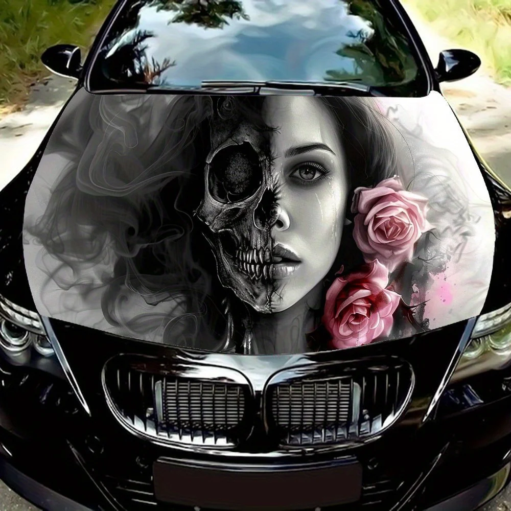 

Полукрасота Mystery Charm ПВХ автомобильные виниловые обертывания, самоклеящаяся водонепроницаемая наклейка на капот автомобиля, защитная наклейка для украшения автомобиля