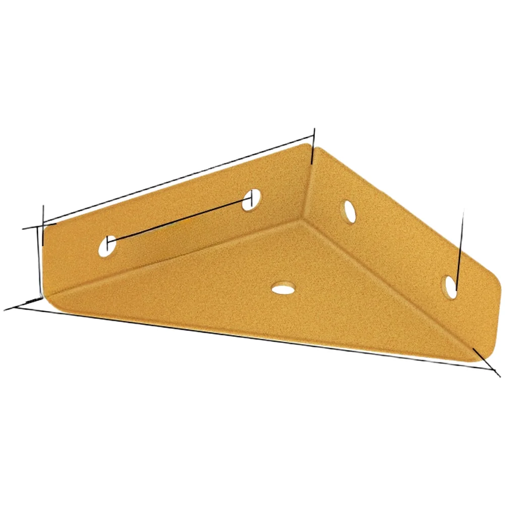 90 Degree L Corner Bracket for Cabinet Bed Table Chair Furniture Corner Reinforcement Cold Rolled Steel Bracket